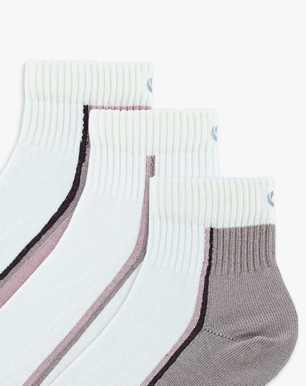 Medias mujer tobillera pack x3 surtido