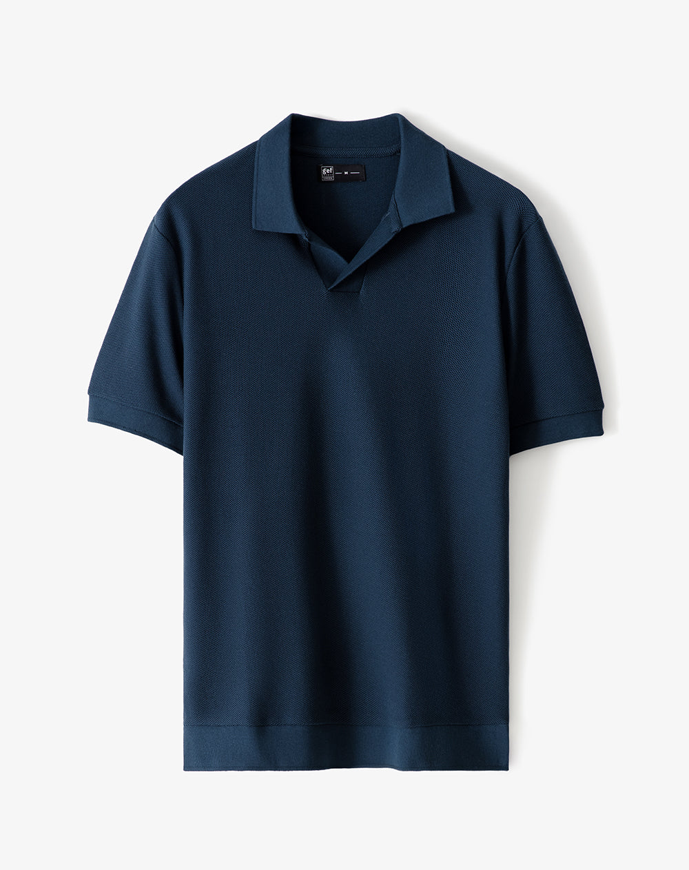 Polo regular algodón azul hombre