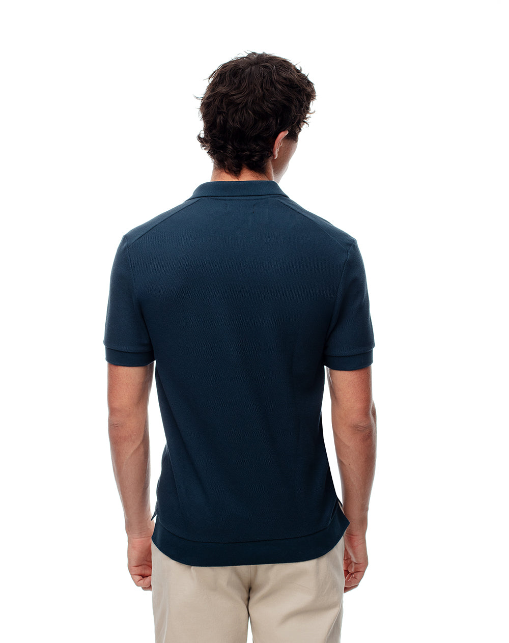 Polo regular fit azul