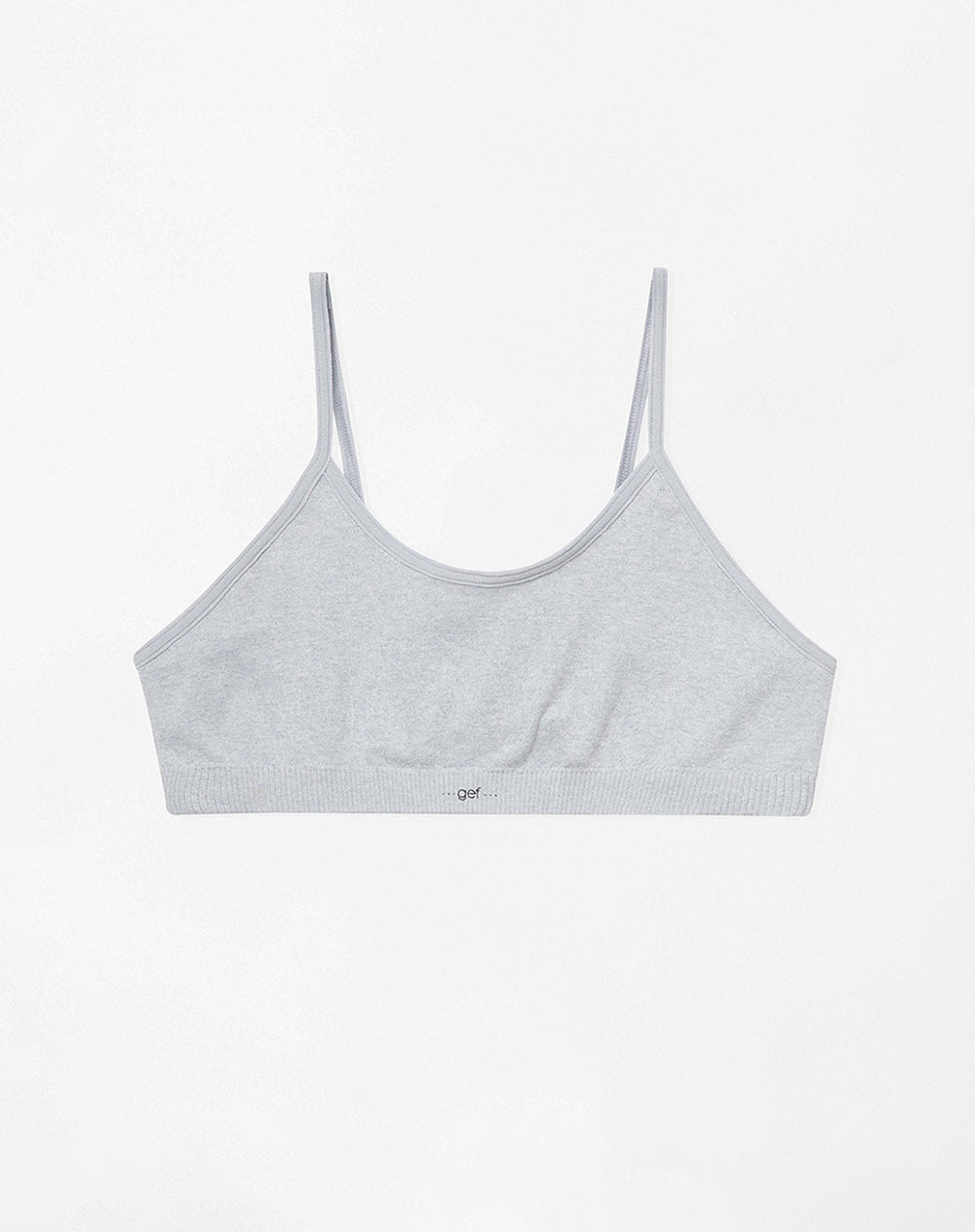 Top niña seamless gris