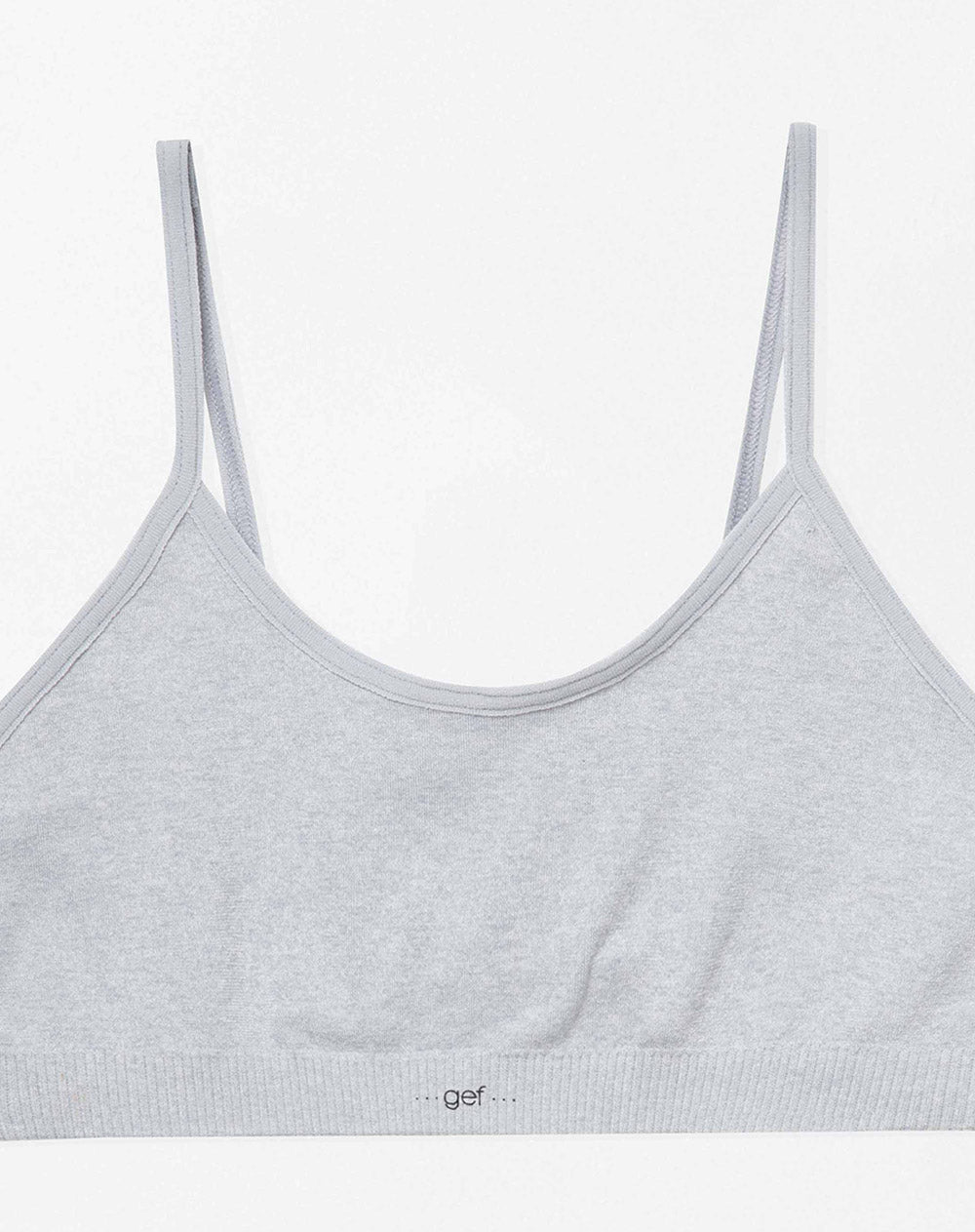 Top niña seamless gris