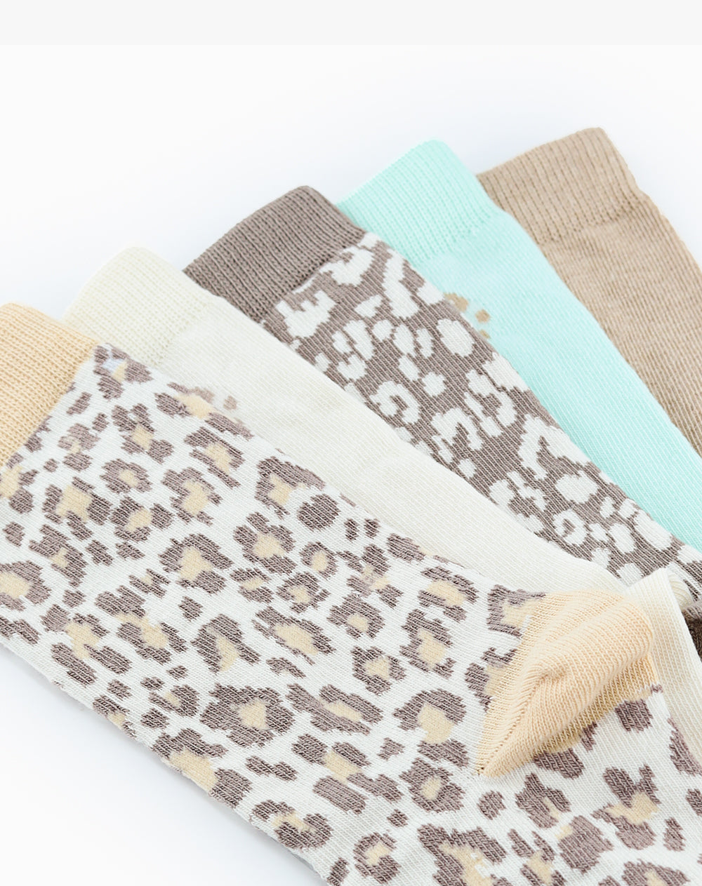 Medias niña largas pack x5 surtido