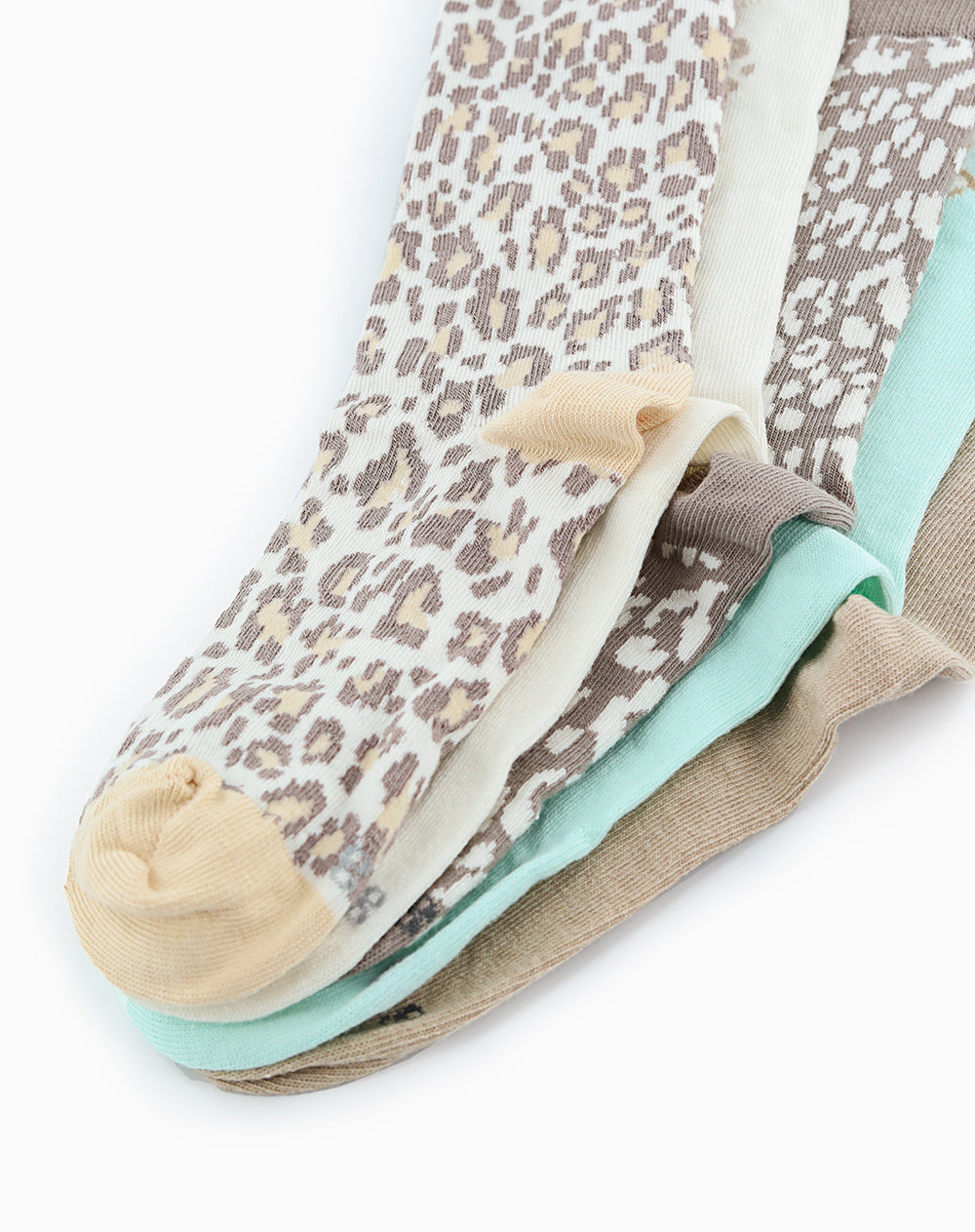 Medias niña largas pack x5 surtido