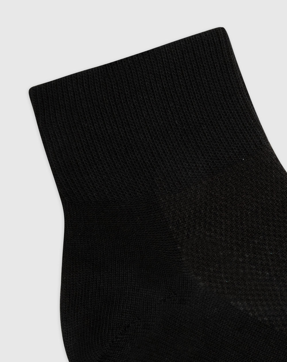 Medias hombre tobillera acolchadas pack x3 negras
