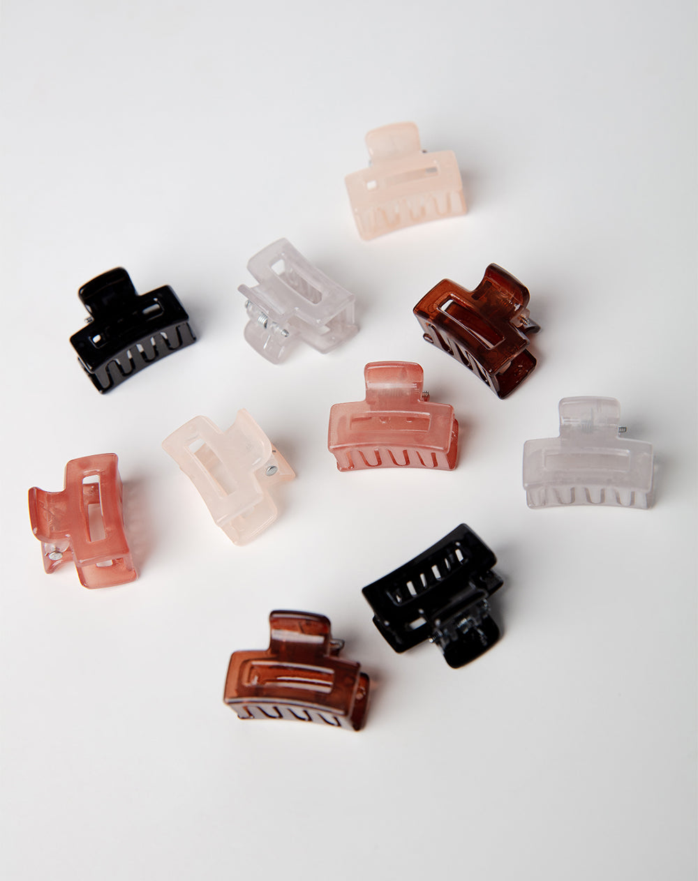 Set pinzas para el cabello x10unds surtidas