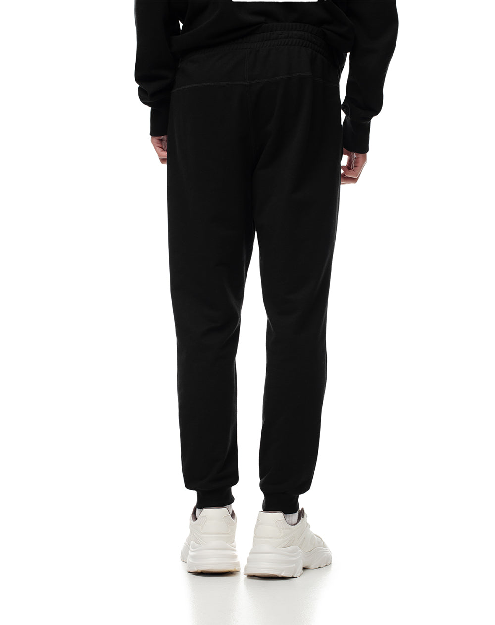 Jogger regular algodón negro hombre