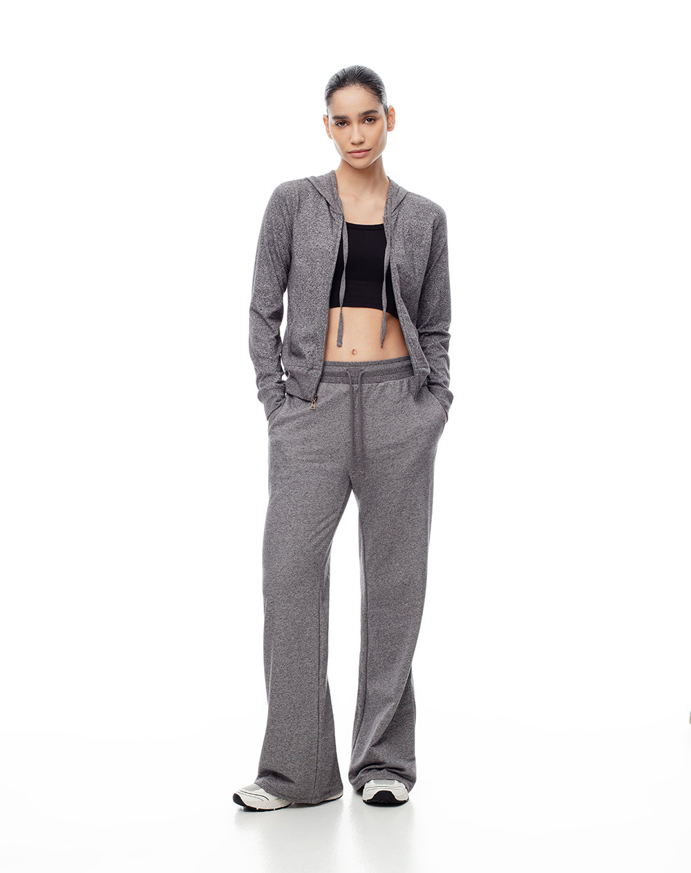 Algodon Perchado Pantalon Sudadera Para Mujer Pantalón-Sudadera