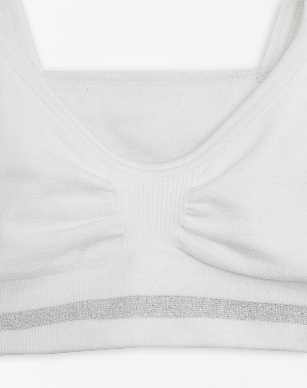 Top niña seamless blanco