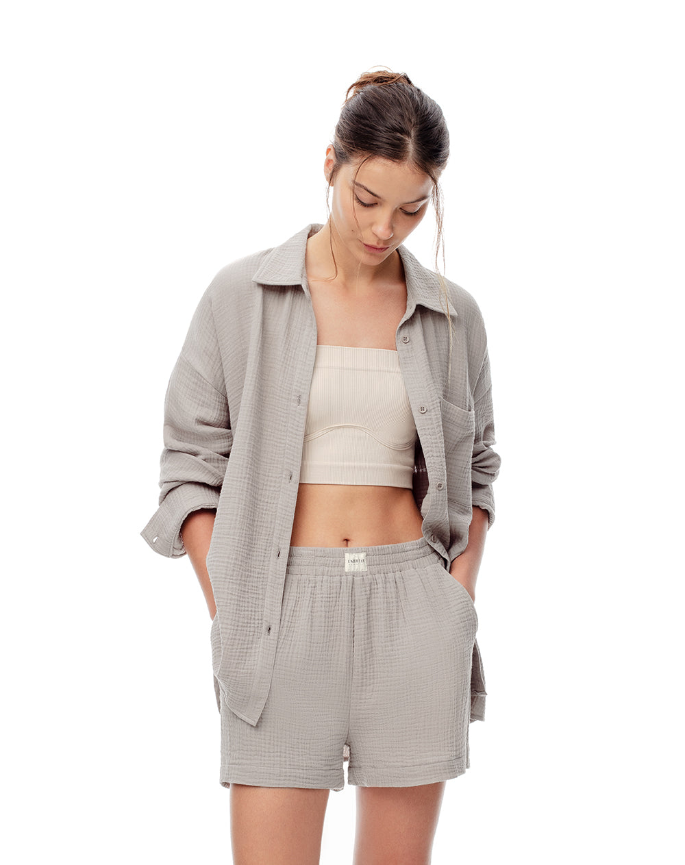 Short pantaloneta taupe