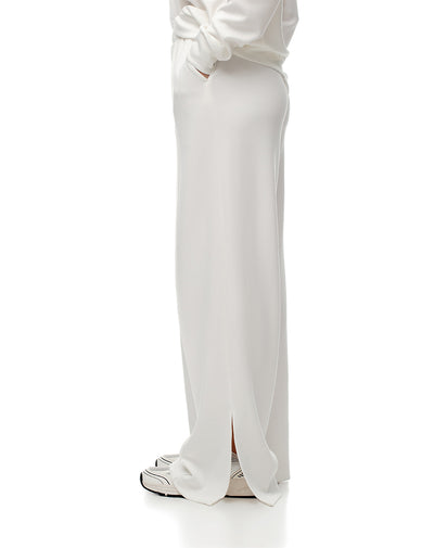 Pantalón holgado vaninilla mujer