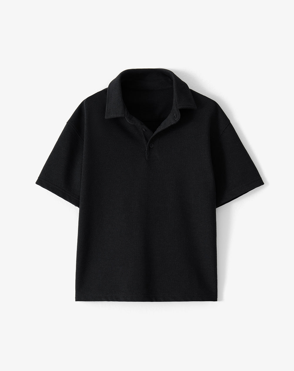 Polo regular negra niño
