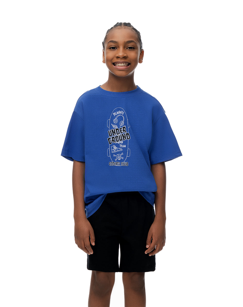 Camiseta + bermuda de pijama algodón surtida niño