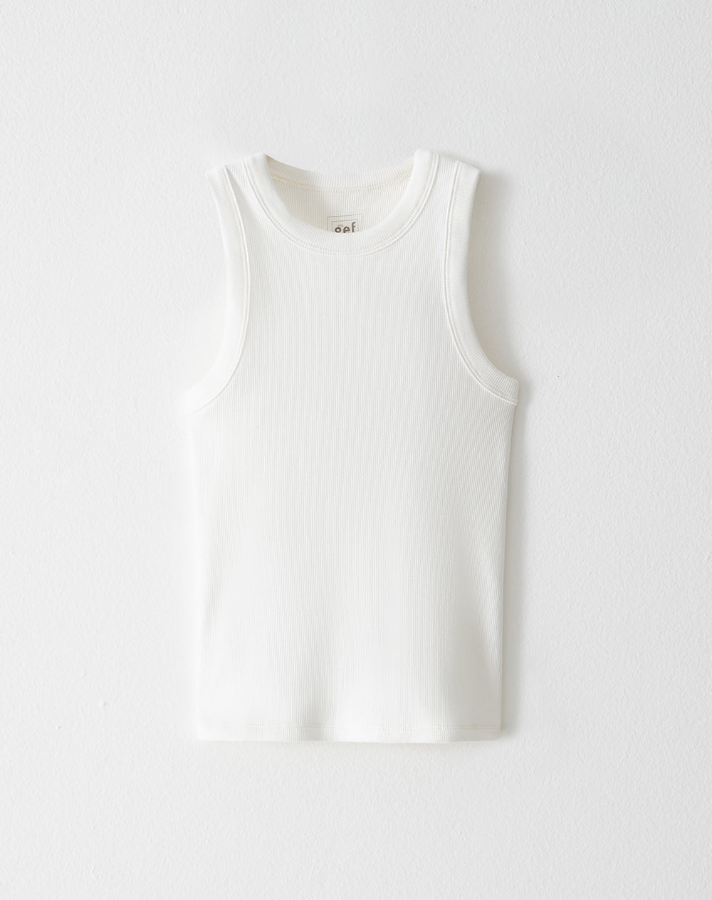 Camiseta esqueleto slim rib algodón blanca niña