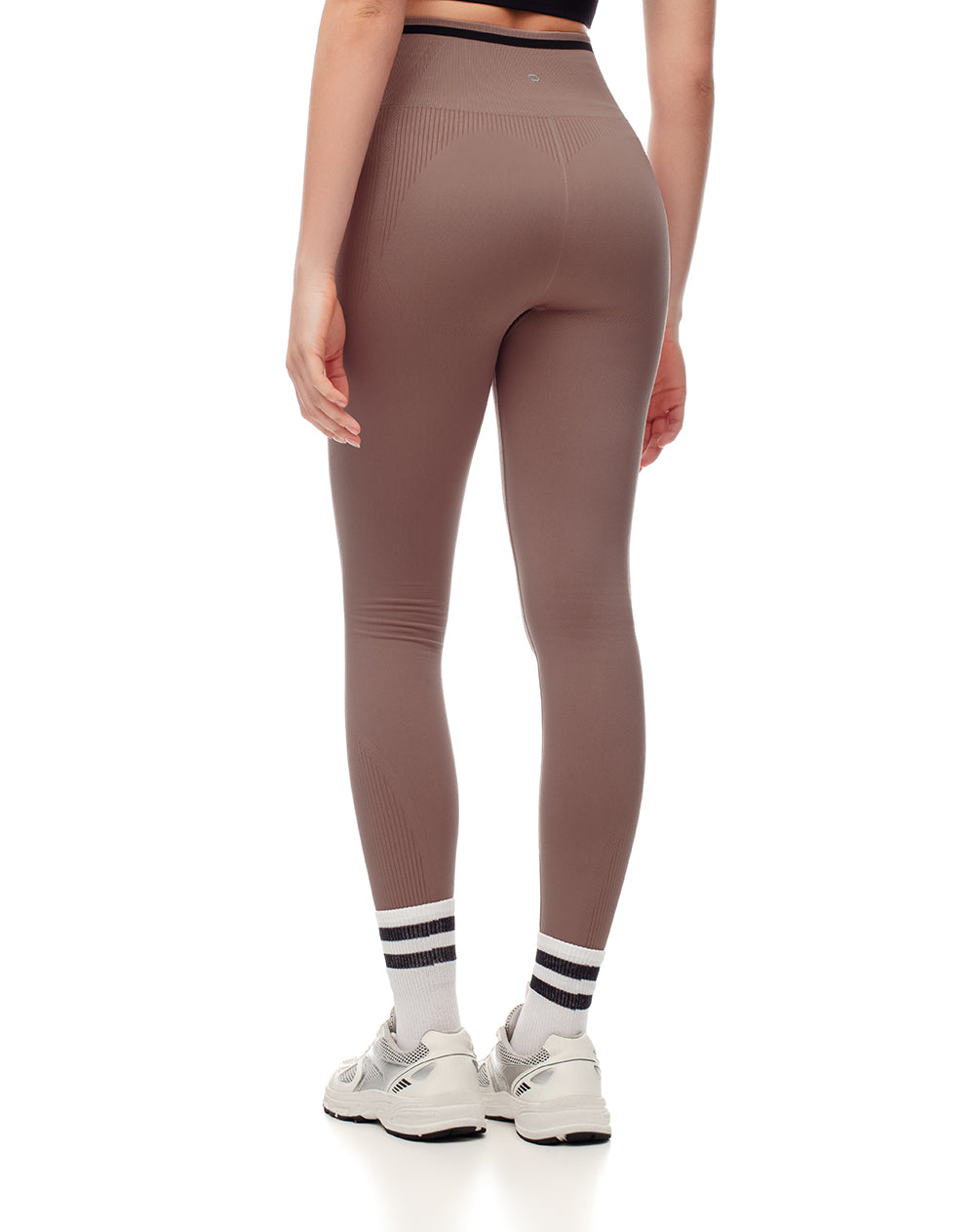Legging deportivo seamless café mujer