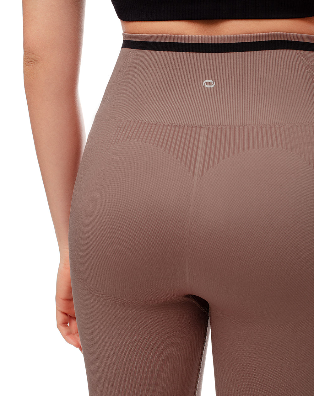 Legging deportivo seamless café mujer