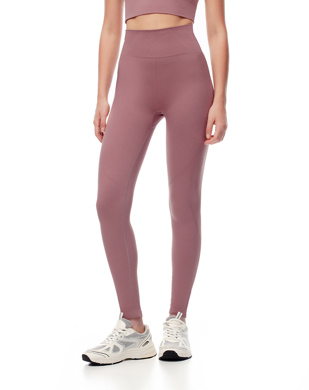 Legging deportivo seamless malva mujer