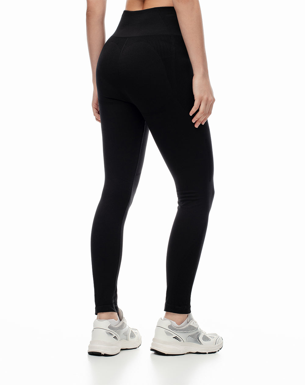 Legging deportivo seamless negro mujer