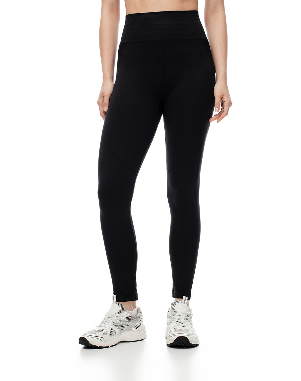 Legging deportivo seamless negro mujer