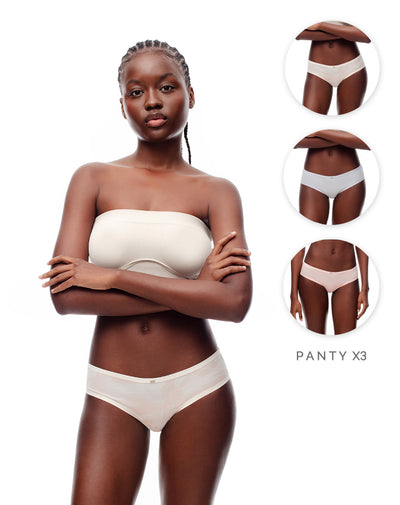 Panty cachetero x3unds surtido