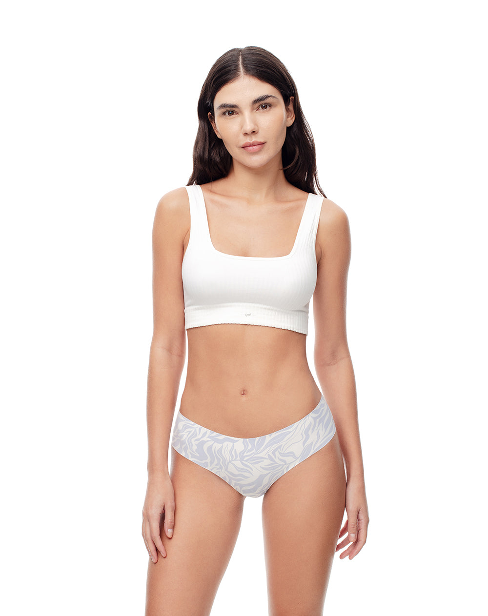 Panty cachetero invisible estampado mujer