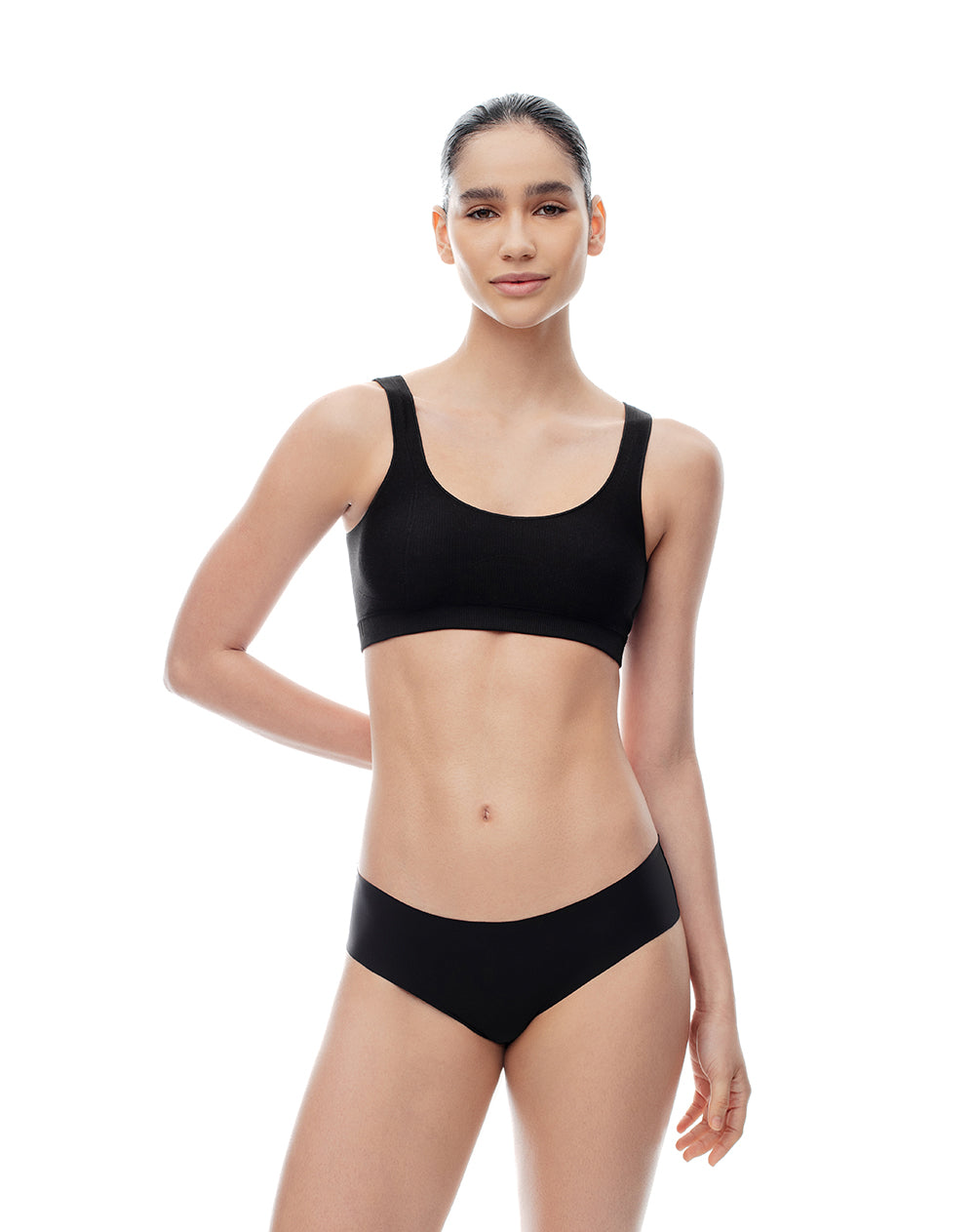 Panty cachetero seamless negro