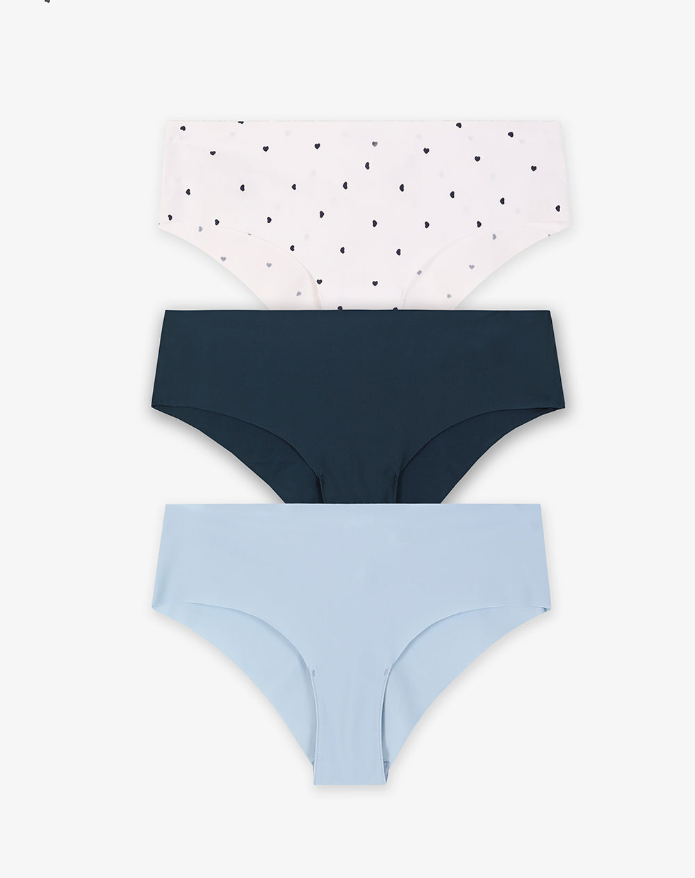 3 pantys boxer en punto tiro medio surtido