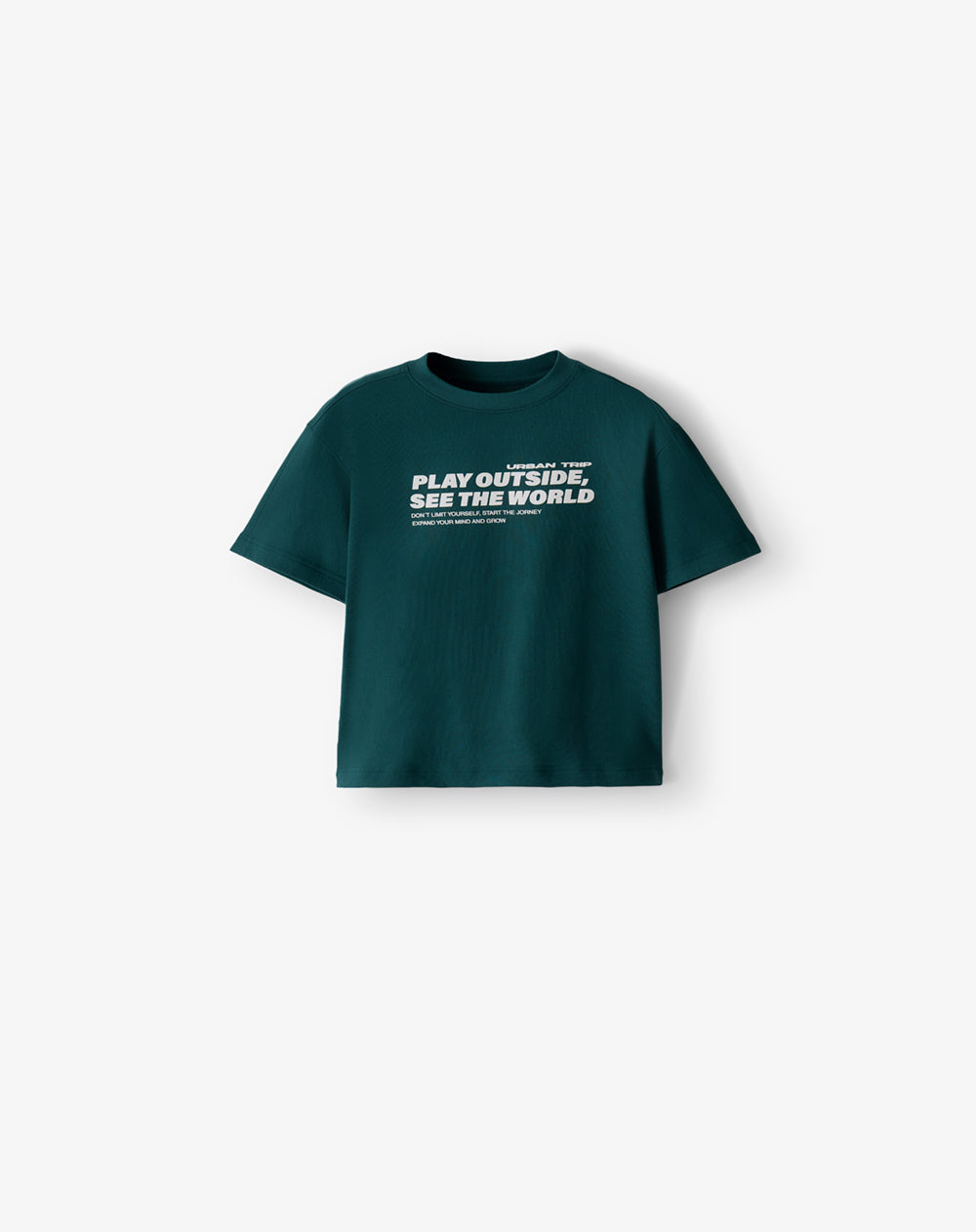 Conjunto pantalon largo camiseta verde niño