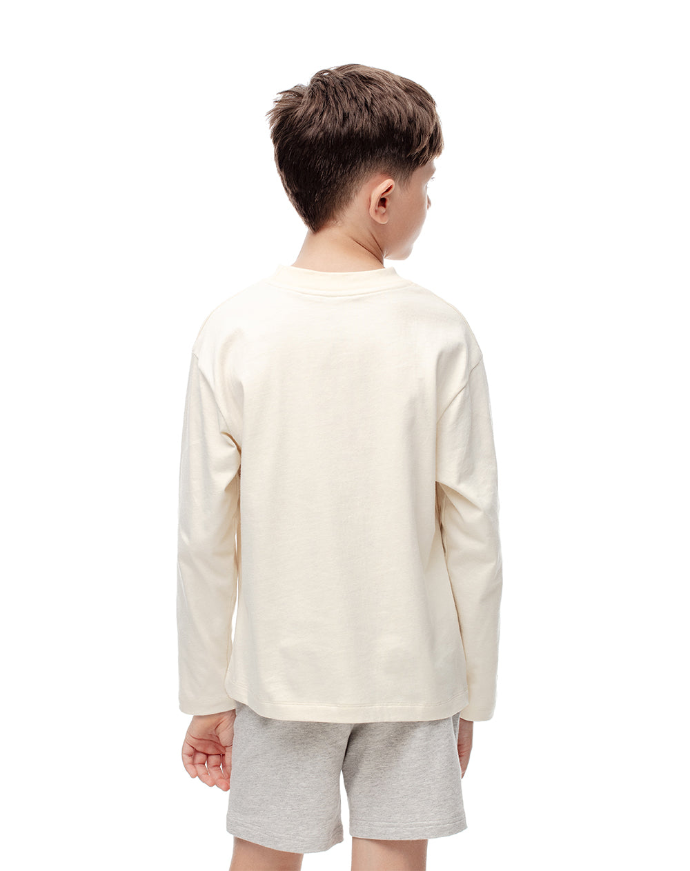 Camibuzo regular algodón crema niño