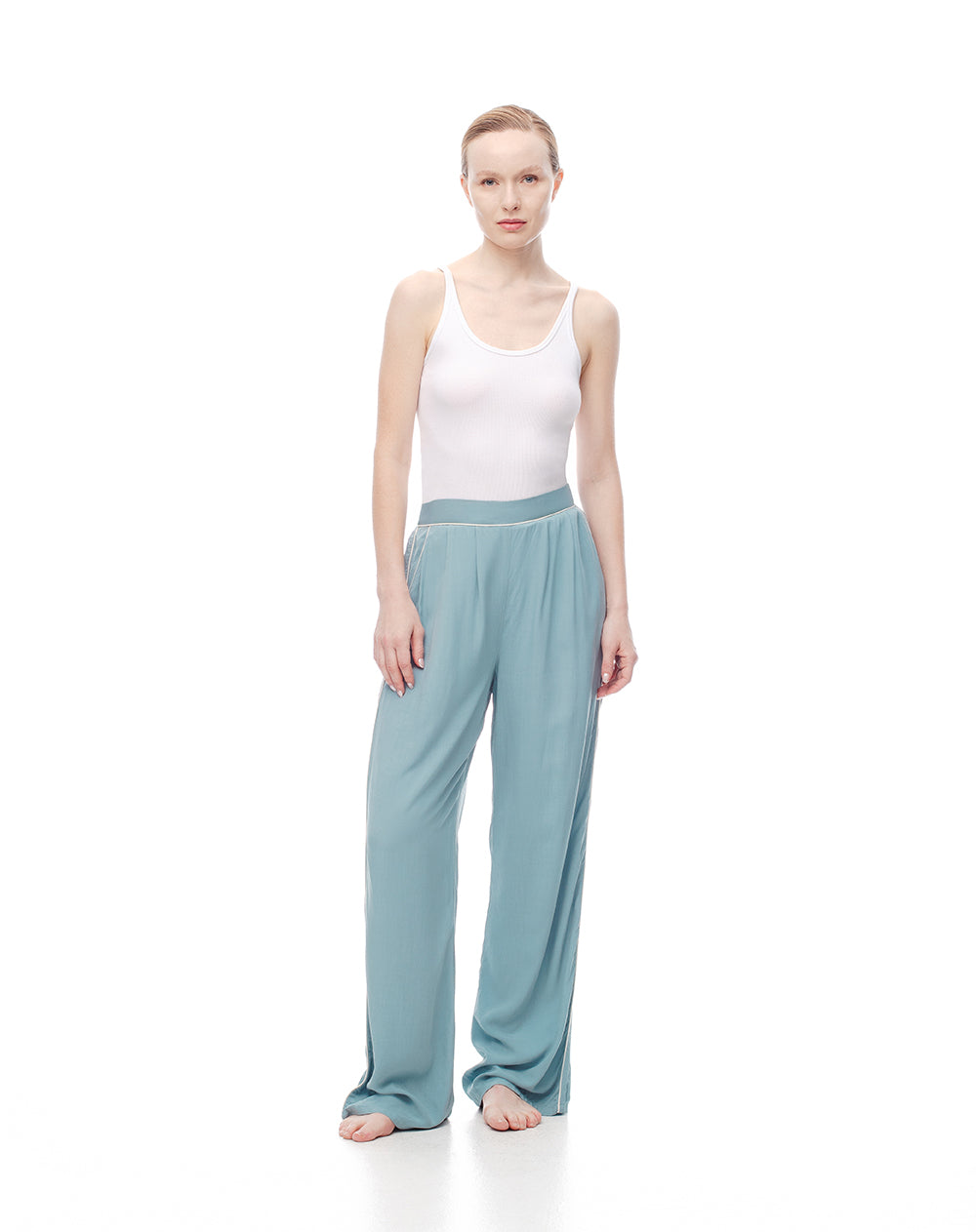 Pantalón de pijama mujer azul mujer