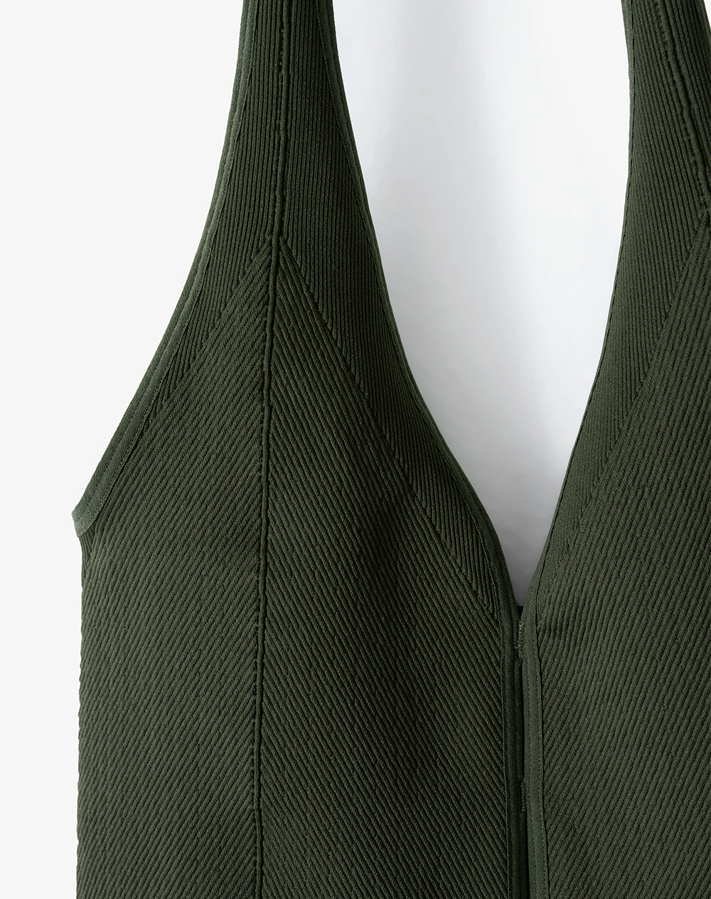 Camiseta fitted fit verde