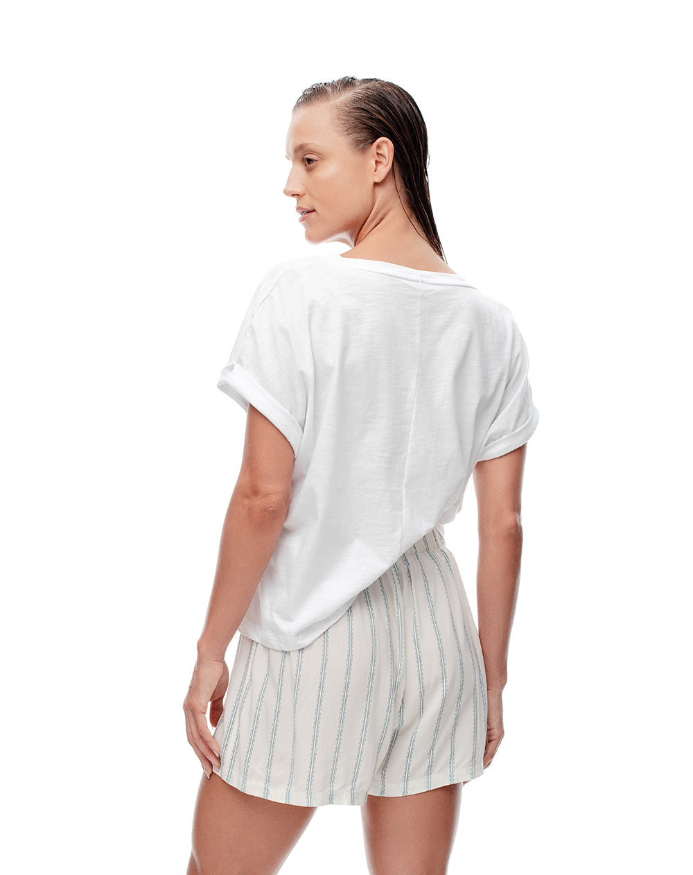 Short de pijama mujer rayas