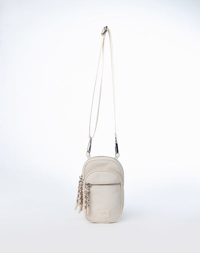Bolso tipo bandolera beige niña