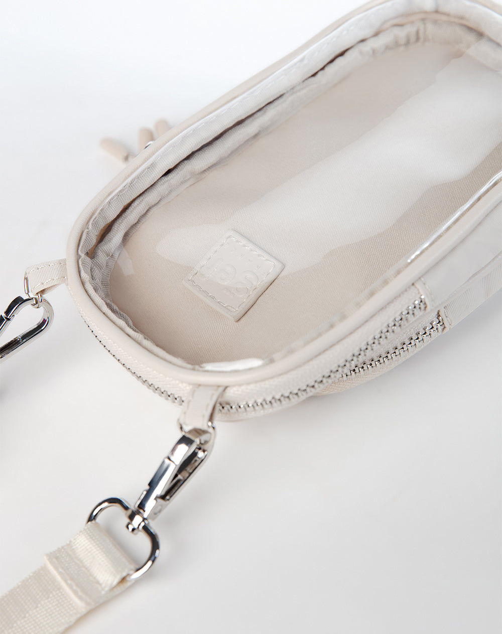 Bolso tipo bandolera beige niña