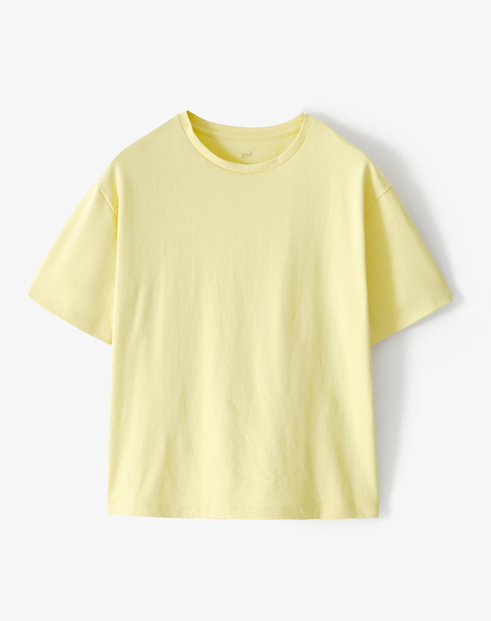 Camiseta oversize amarilla mujer