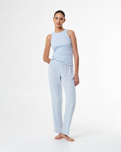 Pantalón de pijama mujer azul