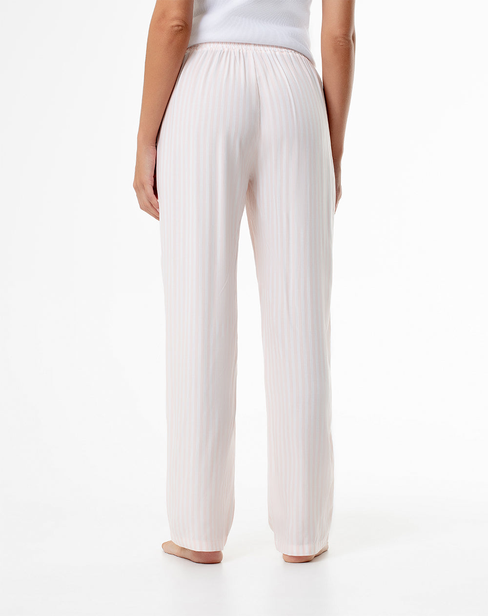 Pantalón Limi regular fit tiro medio crudo estampado