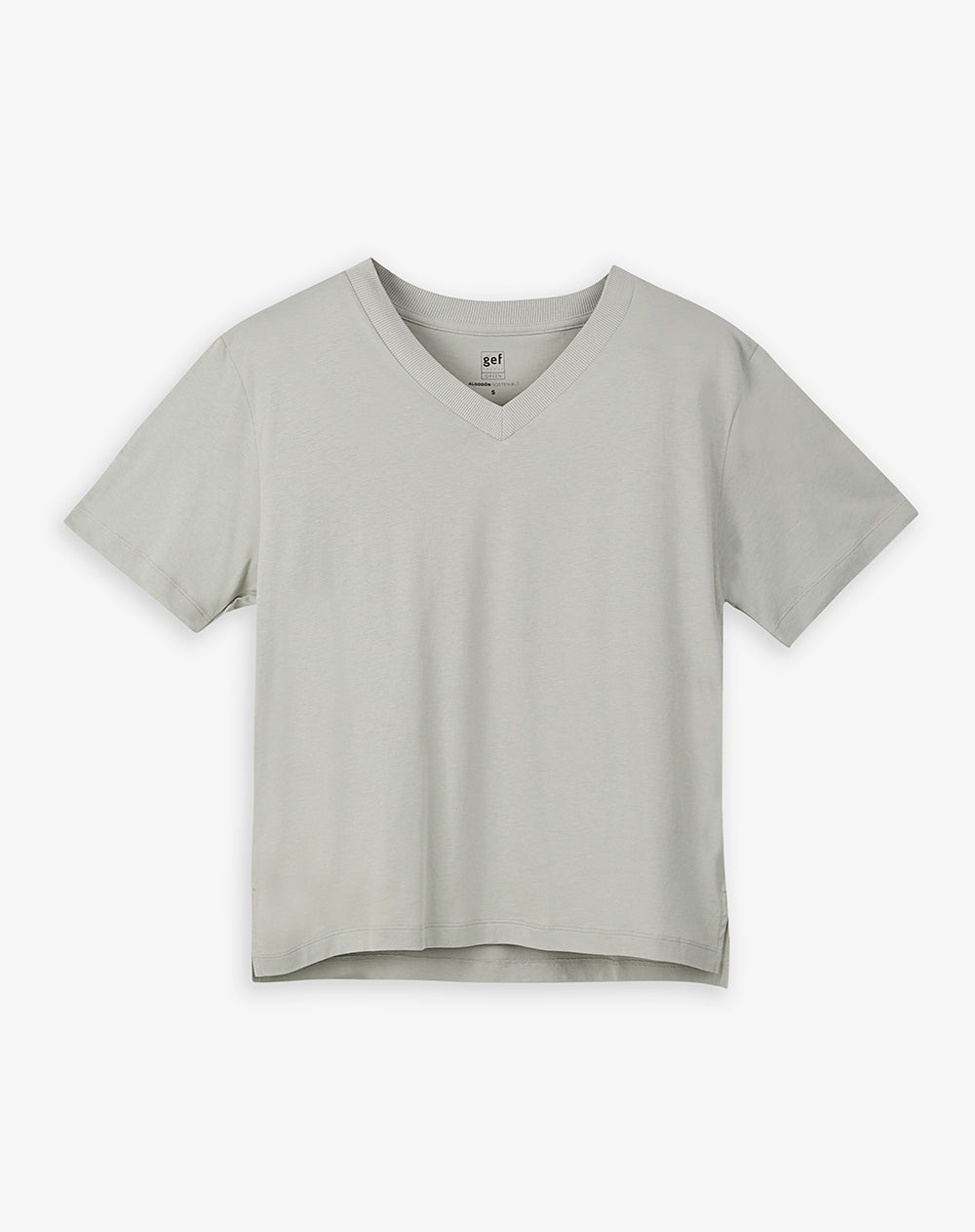 Camiseta relax verde mujer