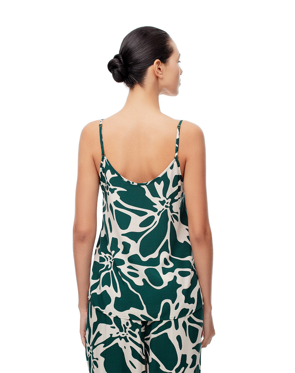 Blusa holgada estampada mujer