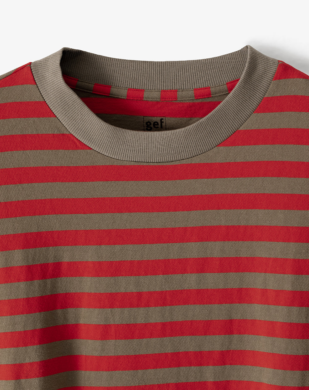 Camiseta oversize algodón rayas mujer