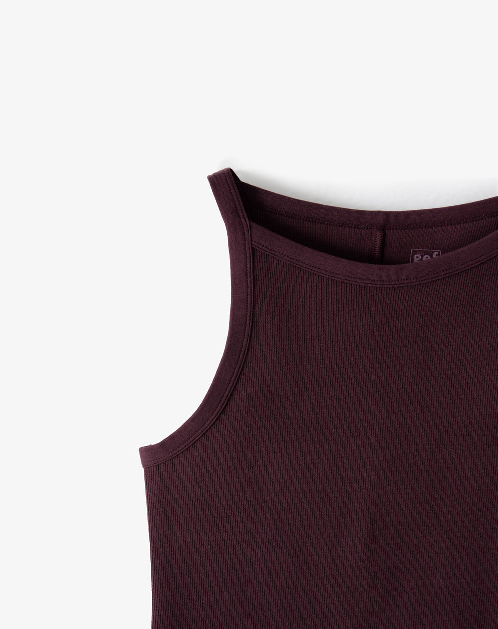 Camiseta ted tiras vino tinto mujer