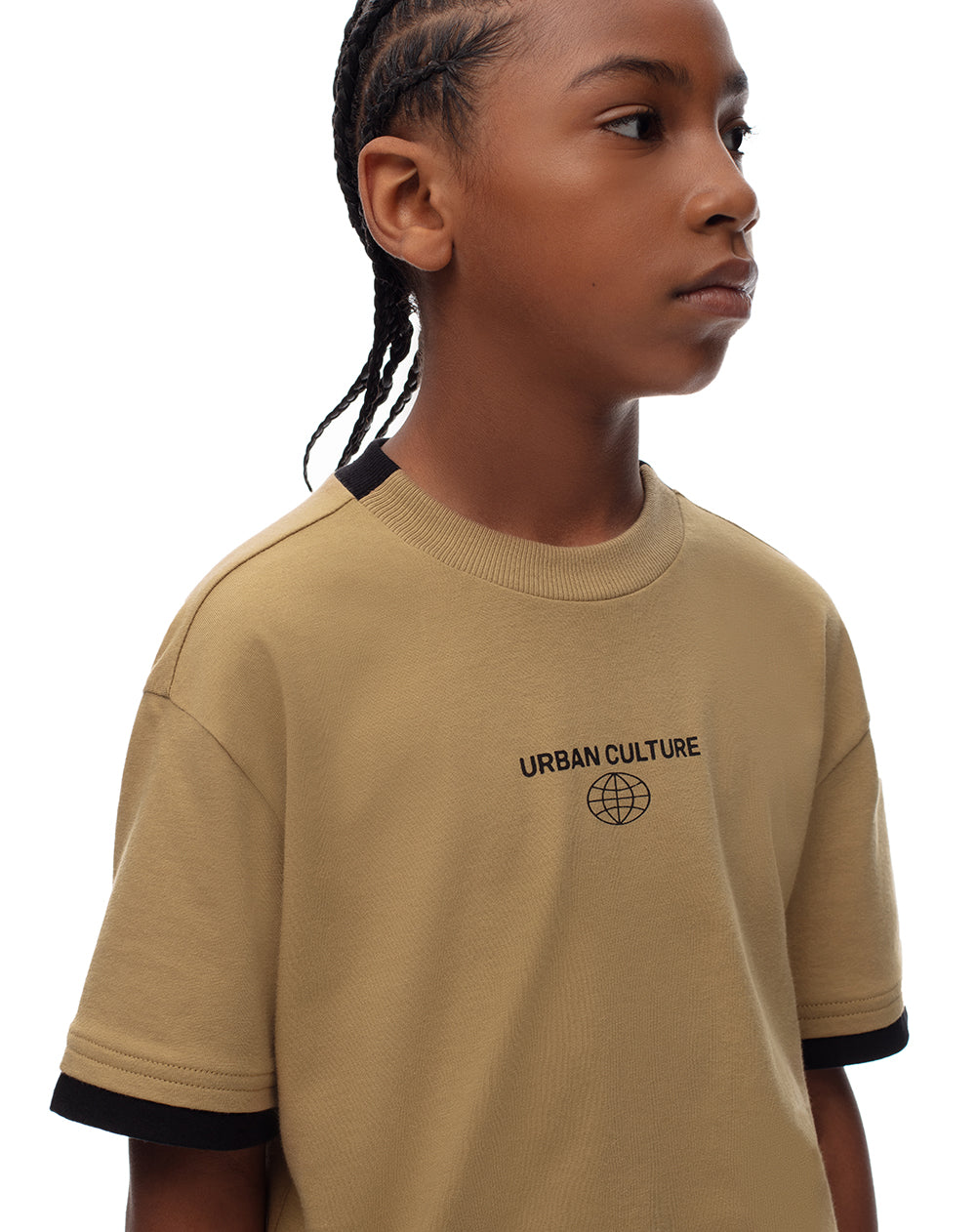 Camiseta oversize algodón habana niño