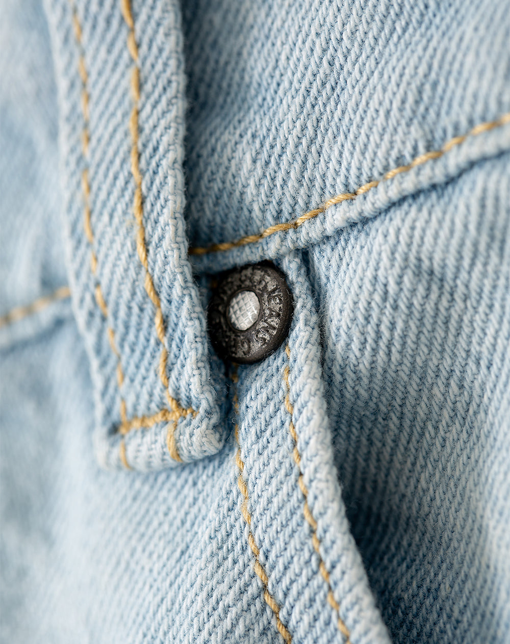 Jean recto tiro medio índigo claro mujer