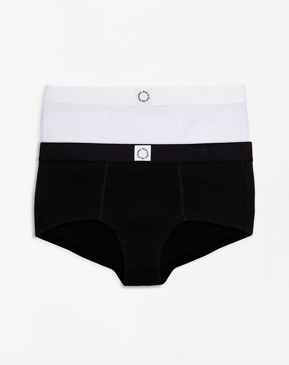 Panty cachetero algodón x2unds surtido