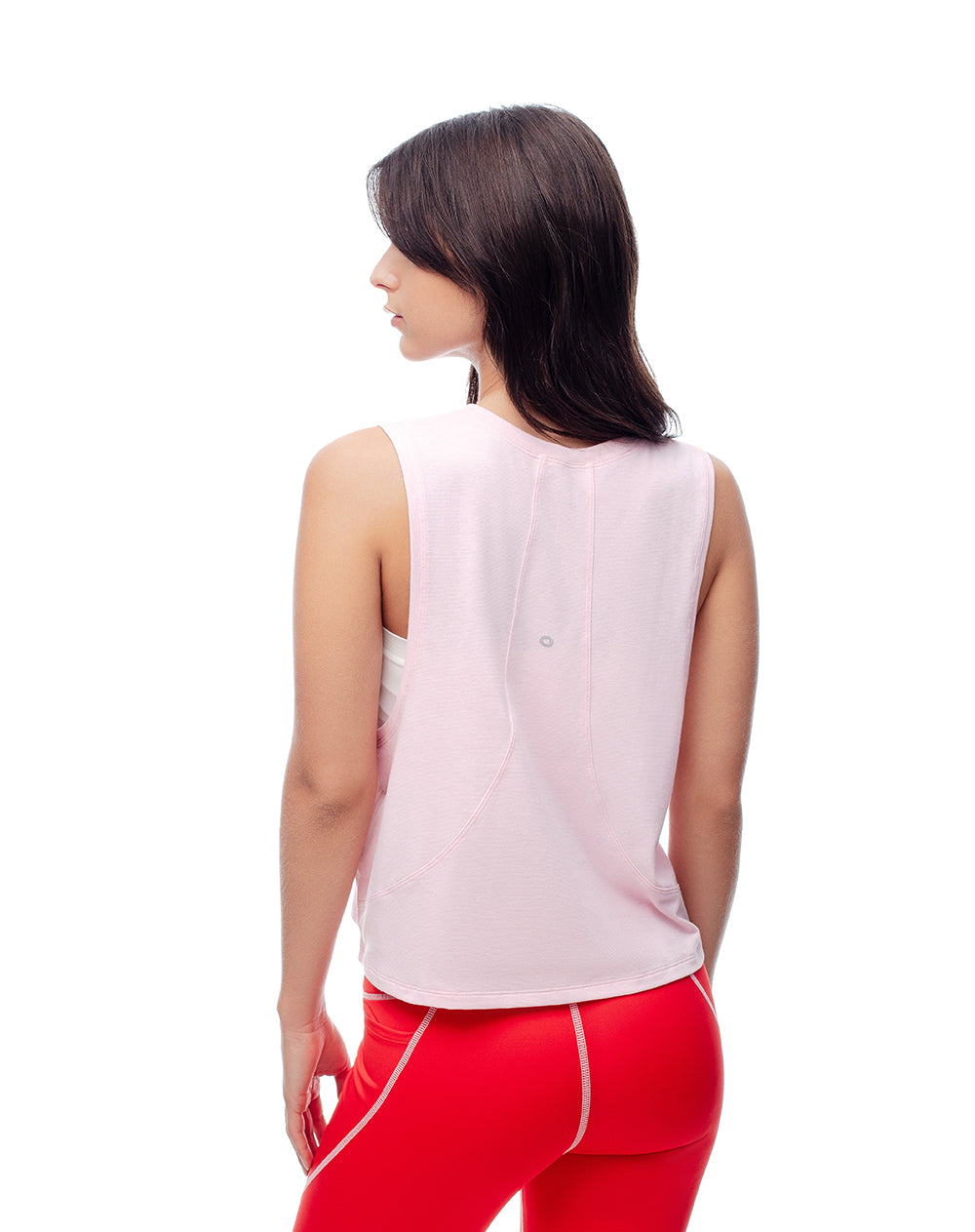 Camiseta esqueleto deportiva rosada mujer
