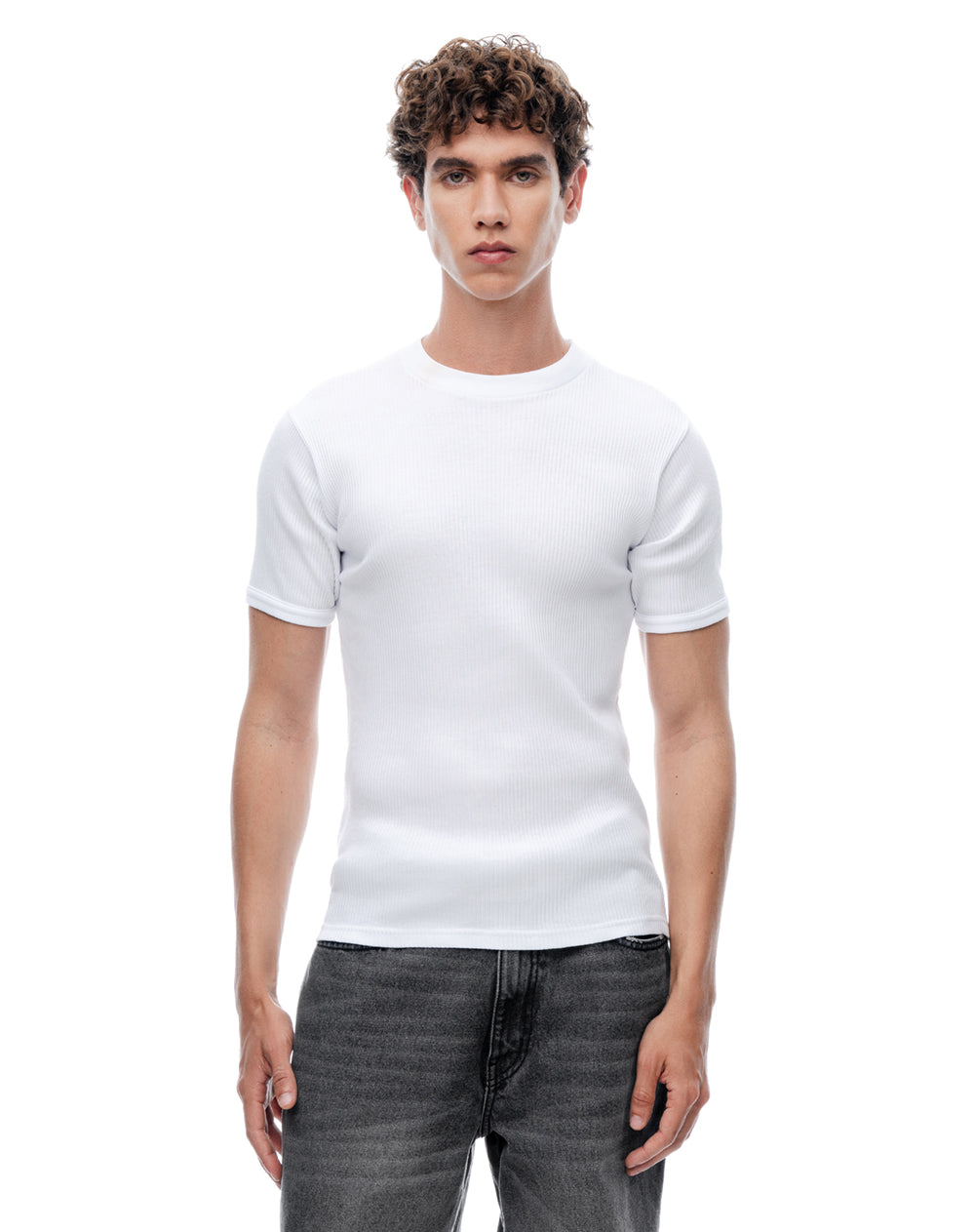 Camiseta ted manga corta blanca hombre