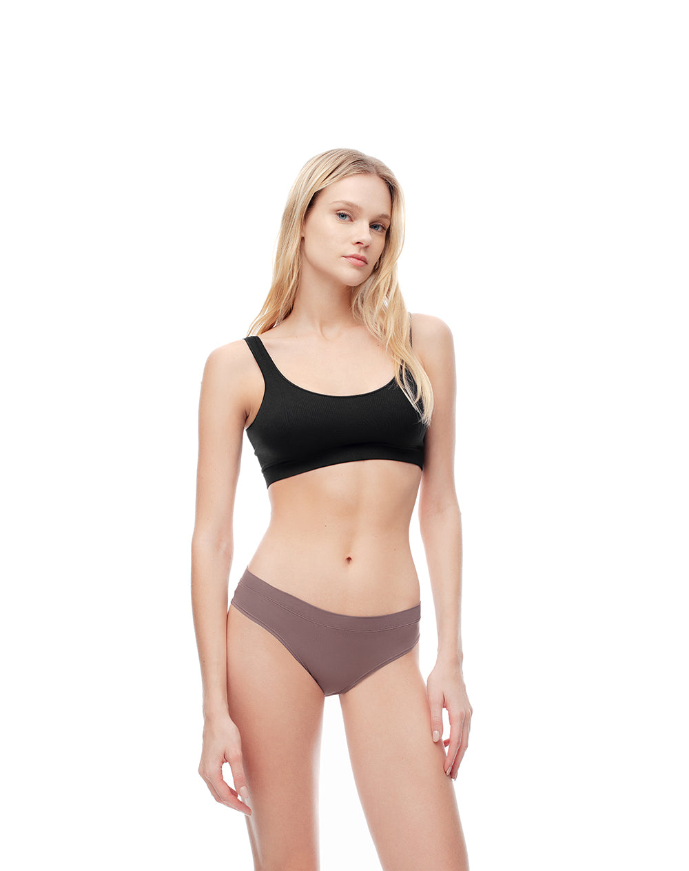 3 pantys clasico en punto tiro medio surtido