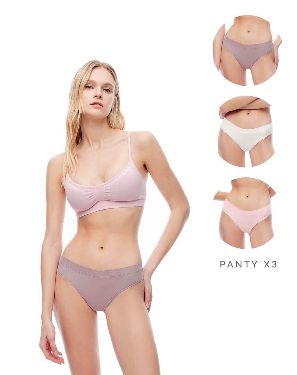 Panty clásico x3unds surtido