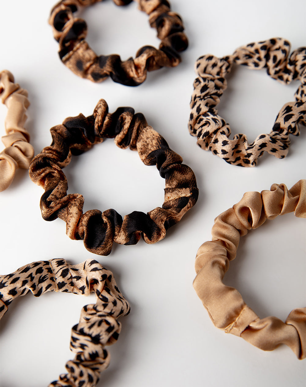 Scrunchies para el cabello x6unds surtido