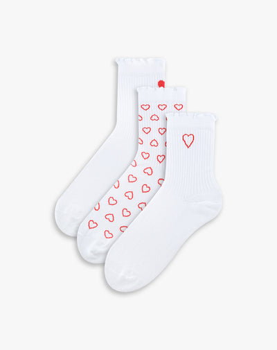 Medias mujer largas pack x3 surtido