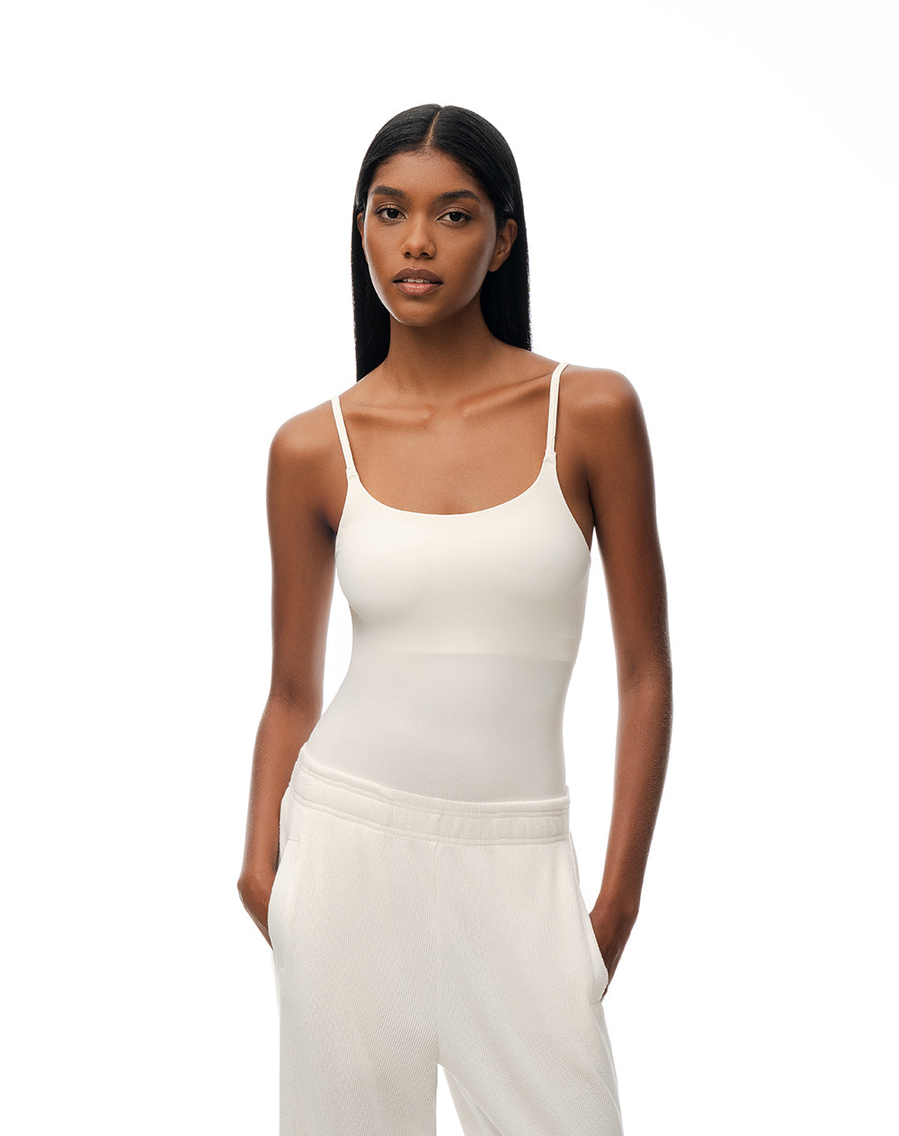 Camisilla slim seamless x2unds surtidas mujer